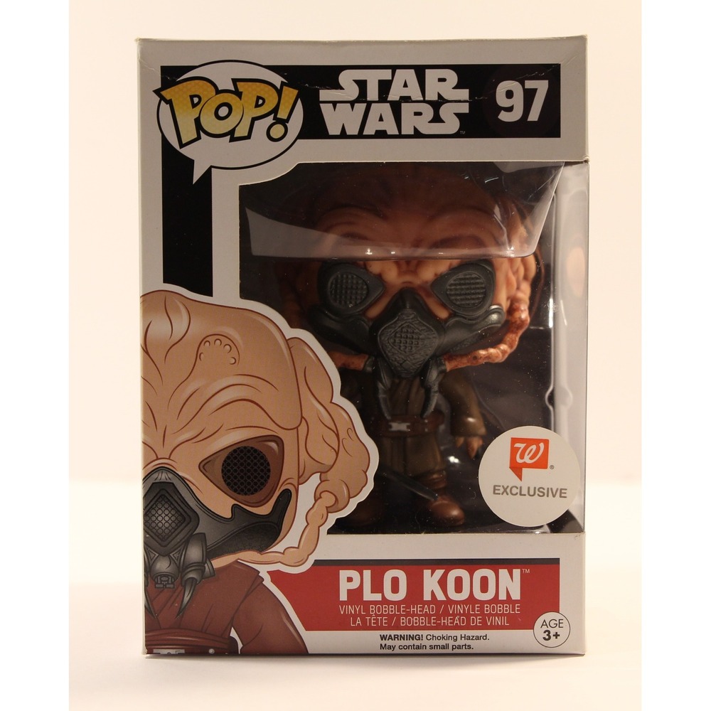 Funko Pop! Star Wars Plo Koon # 97 Walgreens Exclusive Pre-Owned Damaged box (I)